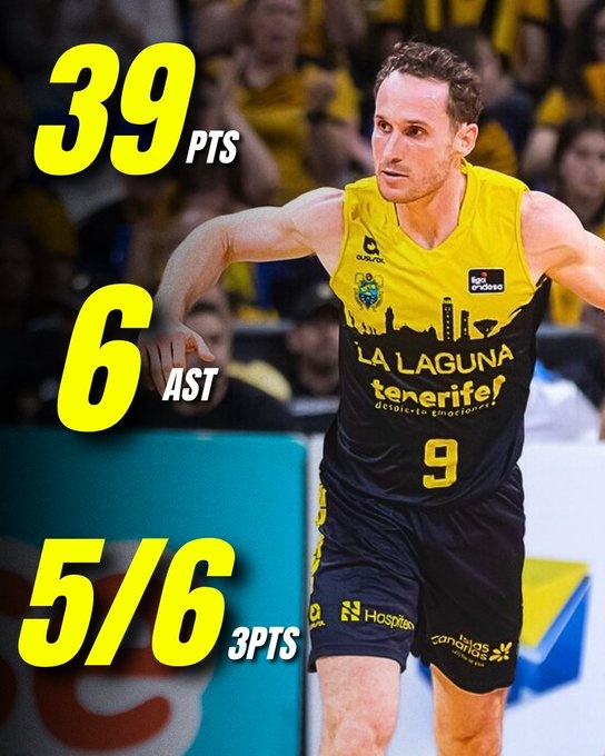 湖人舊將！42歲胡爾塔斯西甲季后賽砍39分6助 今年還斬獲聯(lián)賽MVP
