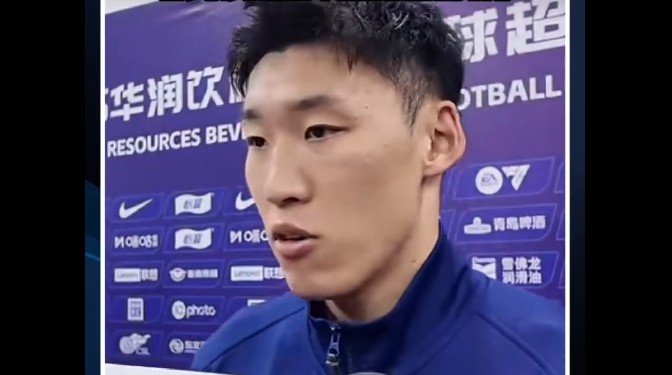 朱辰杰談進(jìn)球：高天意的角球罰得特別好，正好落在我的臉上