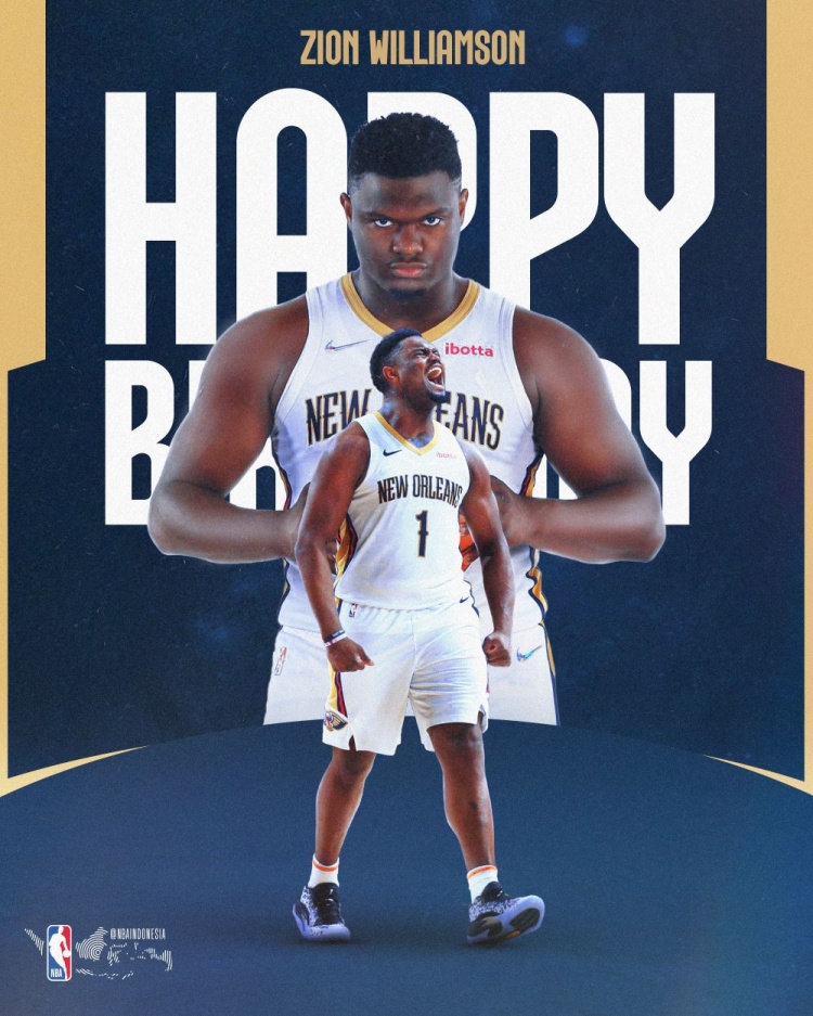 ??真摯的祝福！祝鵜鶘球星錫安25歲生日快樂??