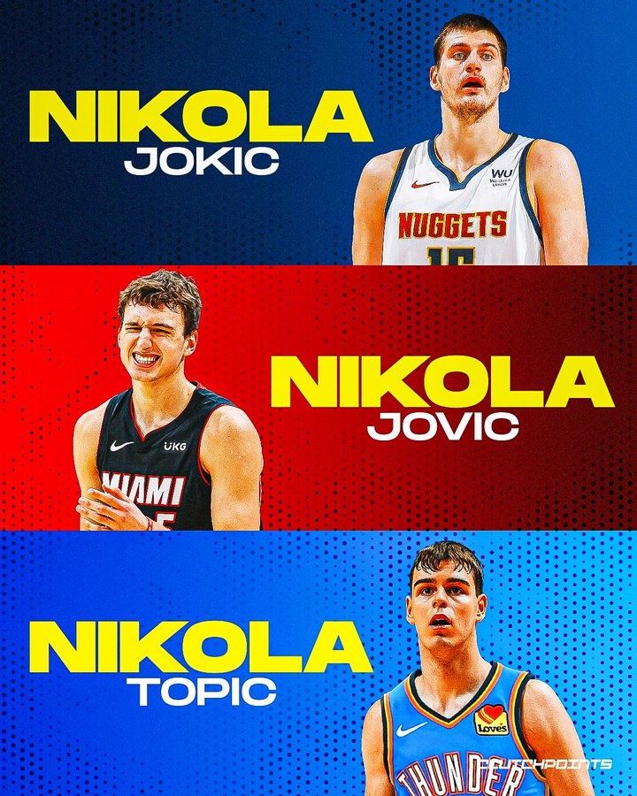 美媒調(diào)侃：5個塞爾維亞籍NBA球員3個叫尼科拉 這種巧合幾率大嗎？