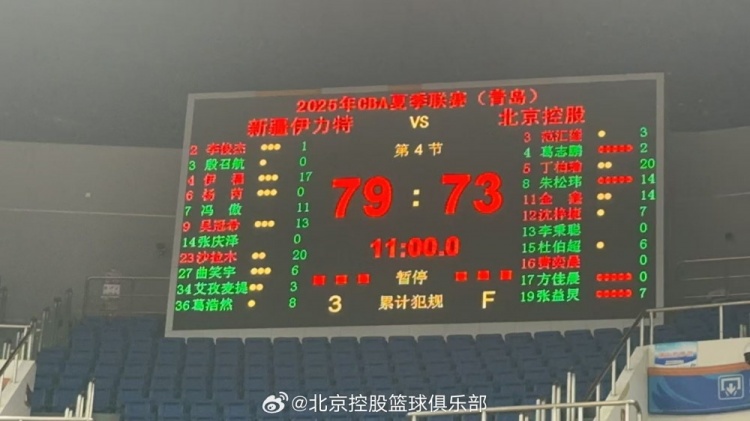 北控夏聯(lián)再戰(zhàn)新疆73-79惜敗 丁柏瑜20分全隊(duì)最高 朱松瑋&金鑫14分